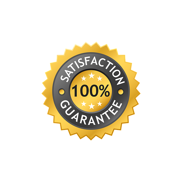 Seal of 100% satisfaction guarantee